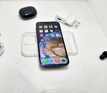 ipxone 8: IPhone 12, Б/у, 64 ГБ, Синий, Зарядное устройство, 76 % — 10