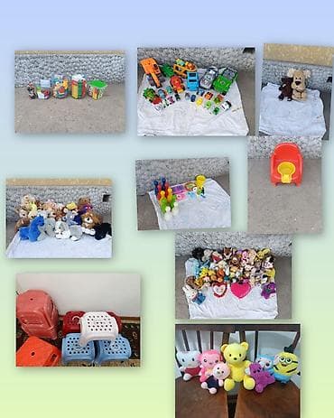 flamingo: Большой набор детских товаров и игрушек Состав: - Пластиковые — 2