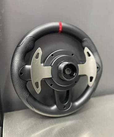 dualshock 4 original: Игровой руль с базой для консолей/ПК - Классическая круглая баранка с — 1