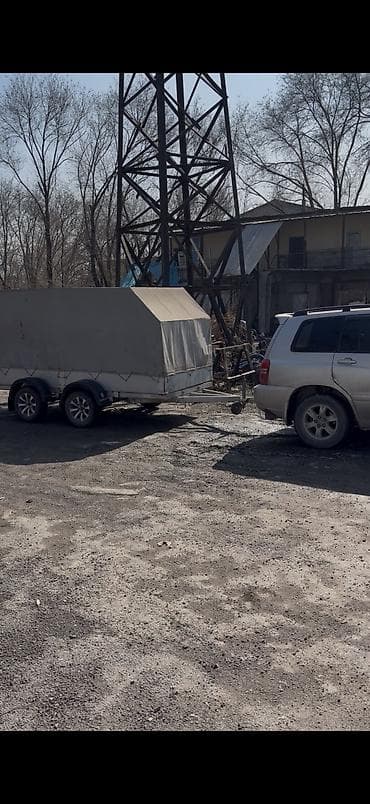 трал низкорамный: Прицеп, Тентованный, Б/у — 3