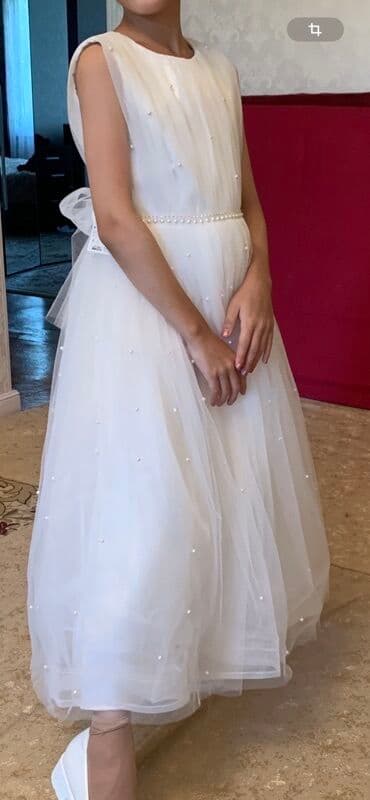 купить куклу фарфоровую: Детское платье, цвет - Белый — 1