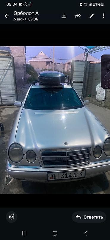 210 mers: Mercedes-Benz E-Class: 1996 г., Автомат, Бензин, Седан — 2