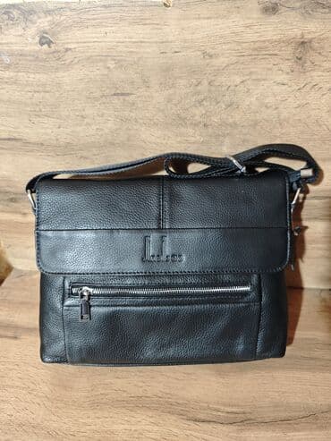 Прокат одежды: Барсетка, Материал: Натуральная кожа, Новый — 5