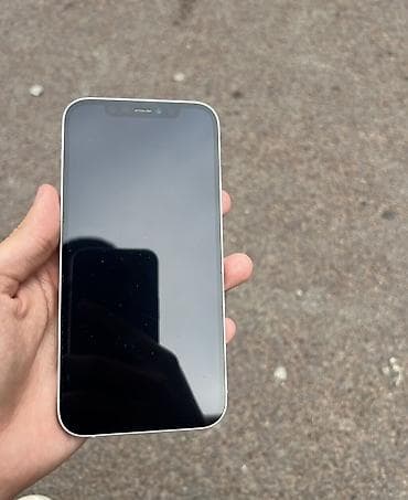 13 iphone: IPhone 12, Б/у, 128 ГБ, Белый, 100 % — 4
