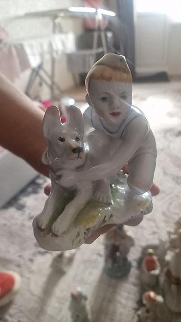 Музыкальные инструменты: Коллекция фарфоровых статуэток с народными мотивами. - Парная — 1