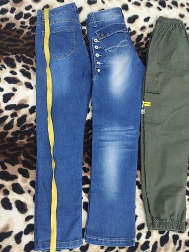 Джинсы: Продаю джинсы на мальчика, б/у, в отличном состоянии, качество — 7