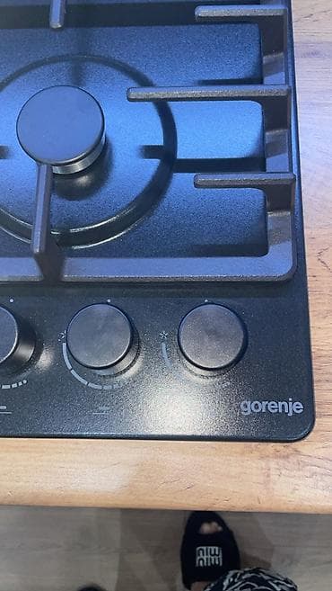 t 4: Газовая печь, Gorenje, Новый, Встраиваемая, цвет - Черный — 2
