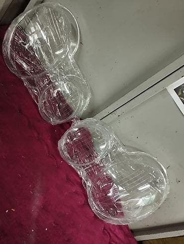 Глушители: Комплект передних фар Mercedes-Benz 2000 г., Новый, Аналог — 1