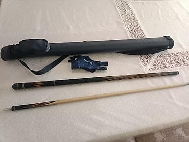 Настольные игры: Бильярдный набор Состав: - Разборный кий 2-составной: турник из — 4