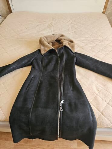 теплый и удобный: Пальто, Овчина, На молнии, L — 1