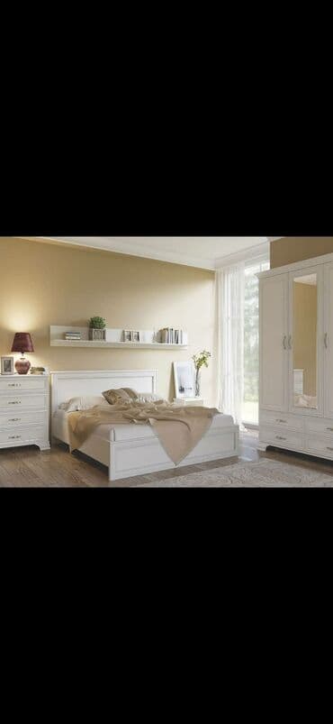 спальный гарнитур в табылга: Спальный гарнитур
75000 сом
материал лдсп россии
2000*1800 кровать — 1