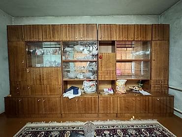 Стенка-шкаф, Тип стенки-шкафа: Модульная, Для зала, Особенности: Для хранения посуды