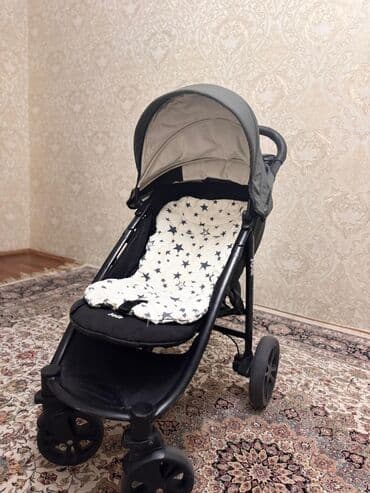 покрышки для детских колясок: Коляска, цвет - Серебристый, Б/у — 10