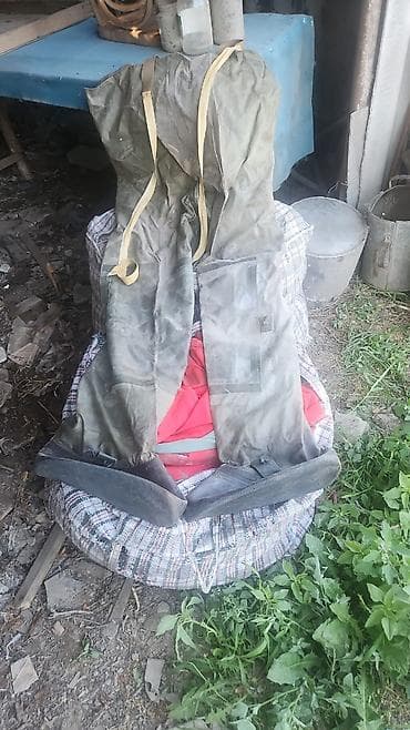 Аңчылык жана балык уулоо: Вейдерсы-брюки и массажная накидка на кресло (два товара на фото). 1) — 1