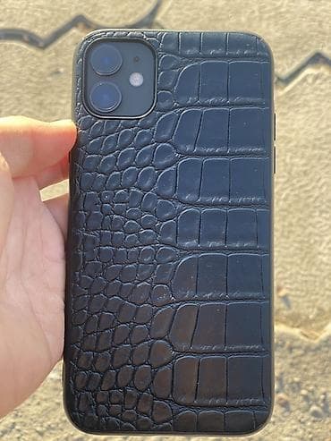 айфон 1з: IPhone 11, 128 ГБ, Черный, Чехол — 1