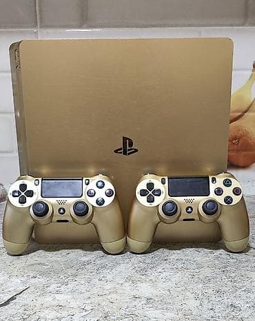 PlayStation 4 Slim 1000 GB. Приставка прошитая 12.02, активация — 1