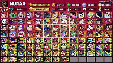 aifon 12pro: Аккаунт Brawl Stars Основные параметры: - Ник: NURAA (тег — 1