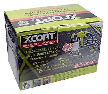 xcort: Краскопульт XCORT XQP04-550 (HVLP) Электрическая окрасочная станция — 2
