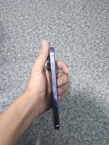 face: IPhone 14 Pro, Б/у, 256 ГБ, Deep Purple, 78 % — 4