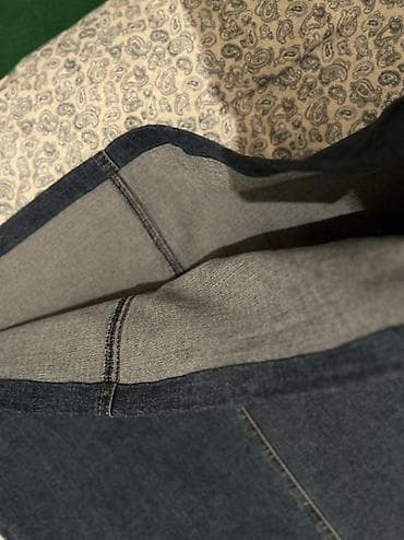 жынса: Юбка, Юбканын модели: Трапеция, Миди, Жынсы — 3