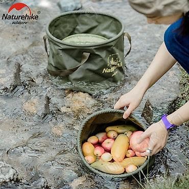 naturehike: 🟠 Ведро складное Naturehike Round bucket 10L, 20L 🟠 ⠀ Ведро складное - — 9
