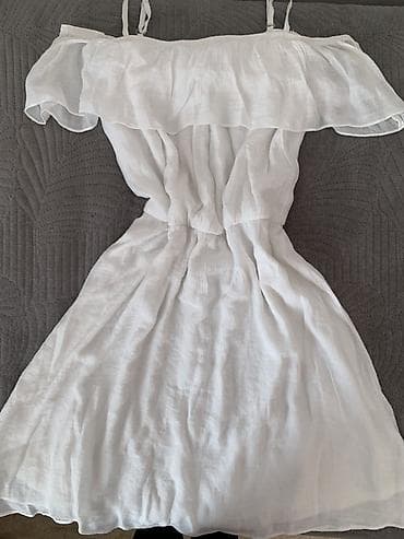 улутук кийим: Күнүмдүк көйнөк, Жай, Кыска модель, Пахта, S, M — 1