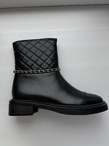 Сапоги: Сапоги, 39, Chanel, Новый, цвет - Черный — 5