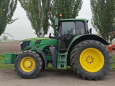 стойки на плуг: Трактор John Deere 6155M с навесным оборотным плугом Основные — 3