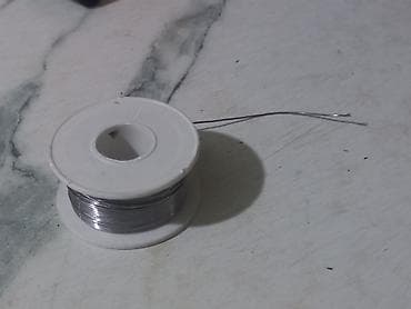 galaxy tab a9: Припой в катушке 14 крамм, почти не использовался - Тип: проволочный — 2