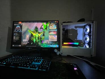 токмок кун чыгыш: Компьютер, ядер - 10, ОЗУ 32 ГБ, Для работы, учебы, Б/у, Intel Core i5, NVIDIA GeForce RTX 3070, NVMe — 2