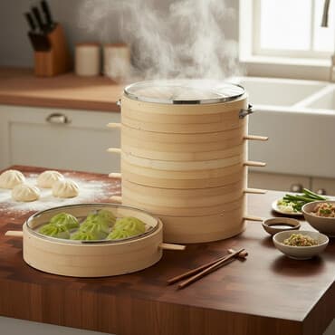 цена домашний кинотеатр: Мантышница. Бамбуковая паровая корзина - диаметр 52 см, 10 ярусов с — 1