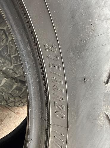 4 vd: Шины 275 / 55 / R 20, Лето, Б/у, Комплект, Внедорожные (АТ/МТ), Китай, Maxxis — 4