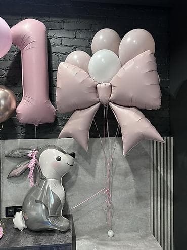 балон жугили: Набор воздушных шаров на годик в нежной пудровой гамме. Купили 20го за — 1