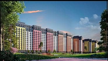 8: 2 комнаты, 66 м², Селекционное с. Элитка, 13 этаж — 2