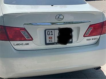 Унаа: Lexus ES: 2007 г., 3.5 л, Автомат, Газ, Седан — 1