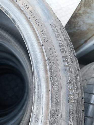 резины r17: Шины 225 / 45 / R 17, Лето, Б/у, Пара, Легковые, Kumho — 3