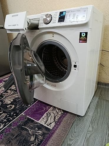 Техника и электроника: Стиральная машина Samsung QDrive ecobubble, загрузка 9 кг — 9