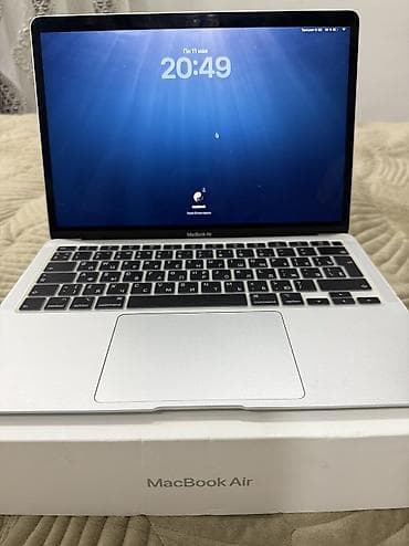 Ноутбуки Apple (MacBook): Для учебы, Б/у, Apple M1, ОЗУ, RAM: 8 ГБ — 4