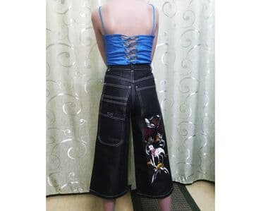 джинсы голубые: Джинсы и брюки, цвет - Черный, Новый — 3