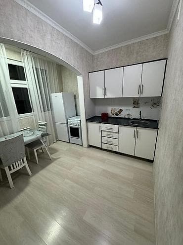 Батирлер: 1 бөлмө, 45 м², Көк-Жар ж/м 106-серия жакшыртылган, 9 кабат, Косметикалык оңдоо — 1
