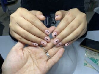 необычный телефон: Снятие, Укрепление ногтей, Выравнивание, Маникюр, Одноразовые расходные материалы — 3