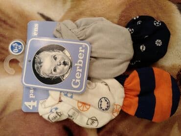 новорожденных: Анти царапушки, руковички для новорожденных, штучно 80 сом — 1