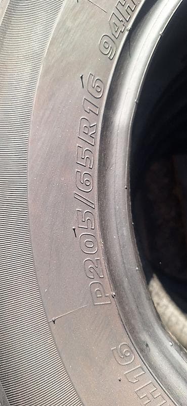 r 16: Шины 205 / 65 / R 16, Лето, Б/у, Комплект, Легковые, Корея, Kumho — 2