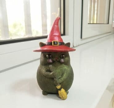 Картины и портреты: Свеча ручной работы из натурального пчелиного воска, и стойких — 1