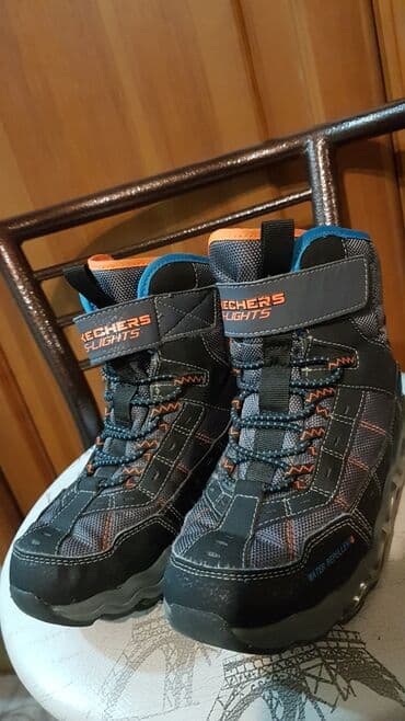 обувь женская большие размеры: Ботинки/ сапоги р34 оригинал!!! Skechers S-Lights Подсветка — 2