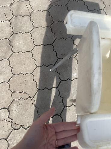 Швейные стулья: Стул для кухни, Б/у, Пластик, цвет - Белый — 6