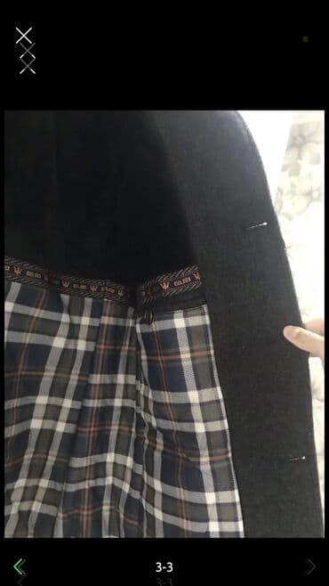 прокат мужских костюмов [возьми на прокат] бишкек фото: Продаю мужские пальто, Новый, размер 46-48 — 3