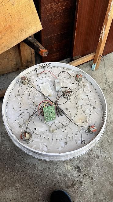 Люстры: Продаю люстру с пультом, все режимы работают, диаметр 48 см все — 3