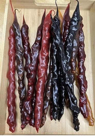 вишня ягода: Чурчхела ассорти - Традиционная грузинская сладость: орехи — 1