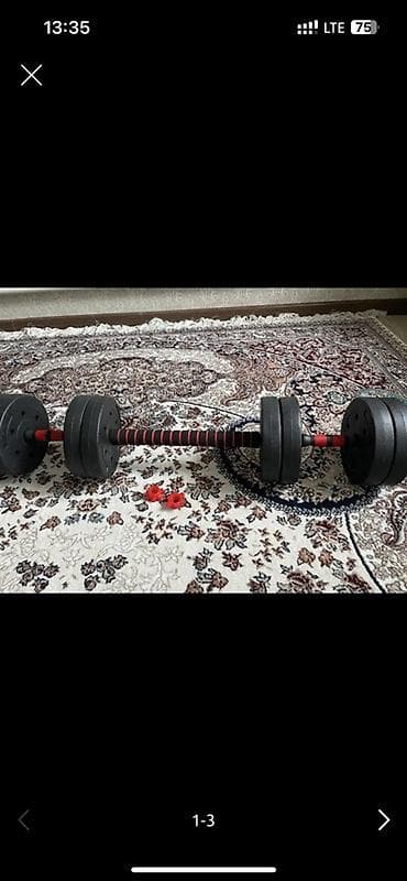 фитнес перчатки женские: Разборные гантели/штанга 2-в-1 с набором блинов. Состав и — 1